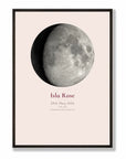 a2 vertical black frame mockup