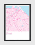 a4 vertical black frame