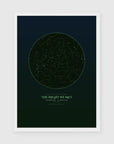 a3 vertical white frame mockup