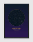 a3 vertical black frame mockup