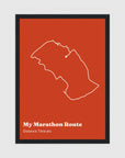 a4 vertical black frame