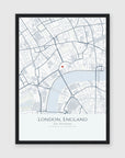 a3 vertical black frame mockup