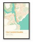 a2 vertical black frame mockup