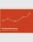 a3 horizontal wood frame mockup