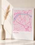 Personalised Map Print — Romantic