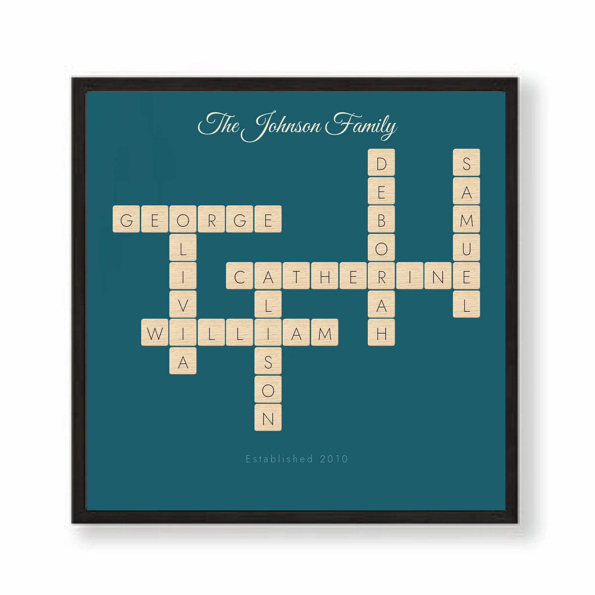 10x10 black framed mockup