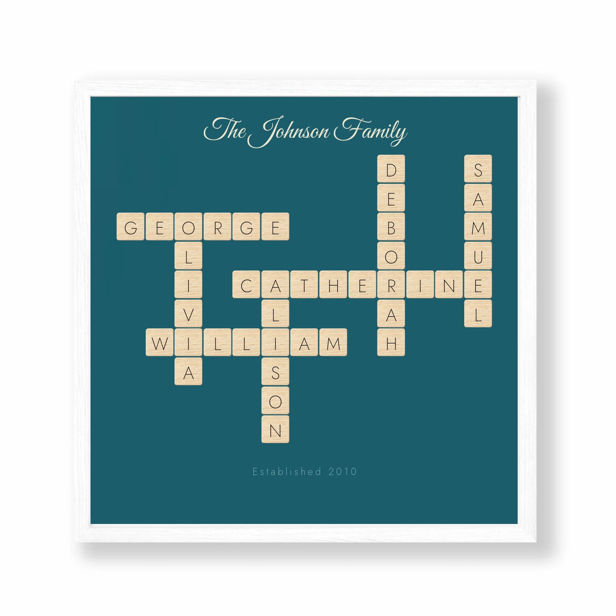 10x10 white framed mockup