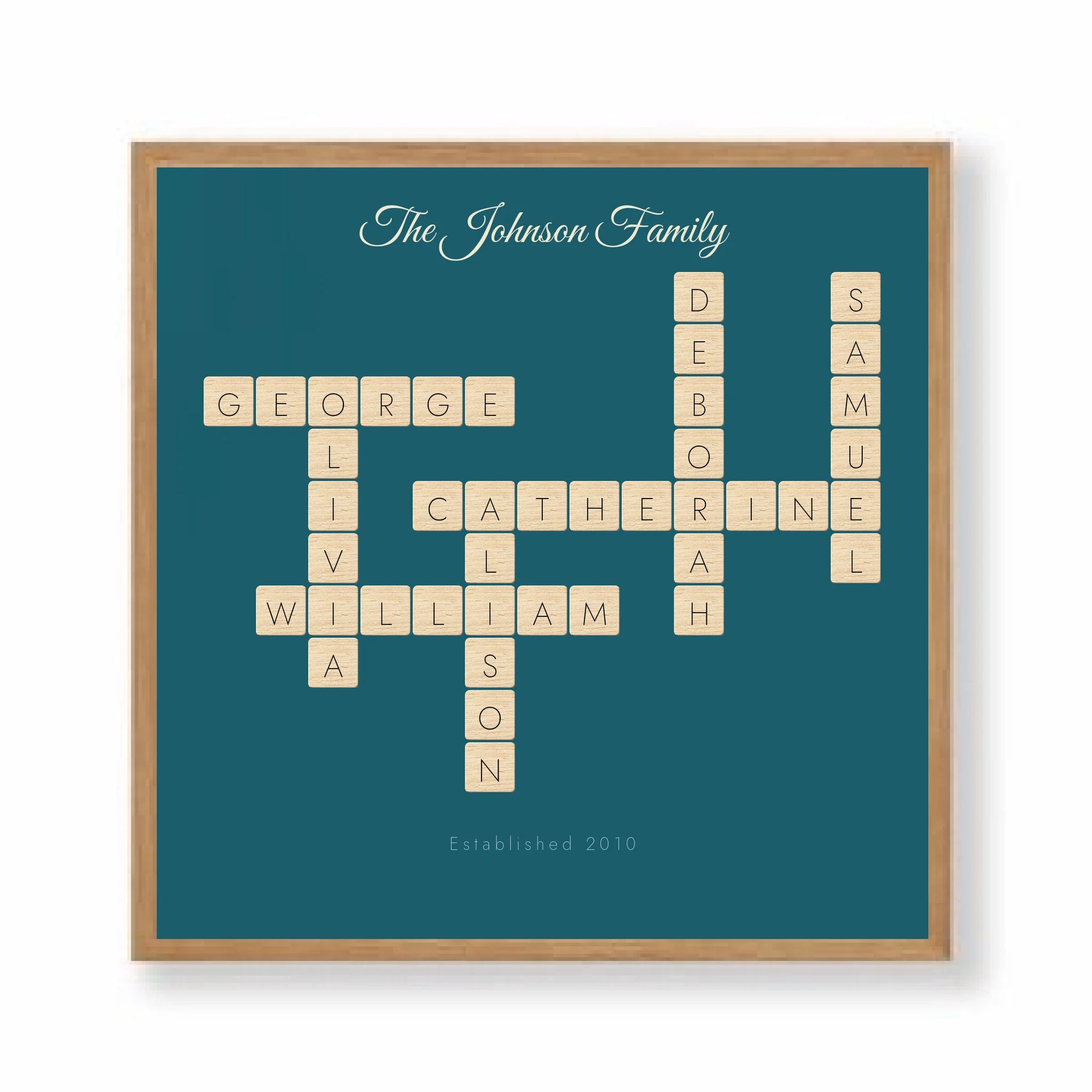 10x10 wood framed mockup