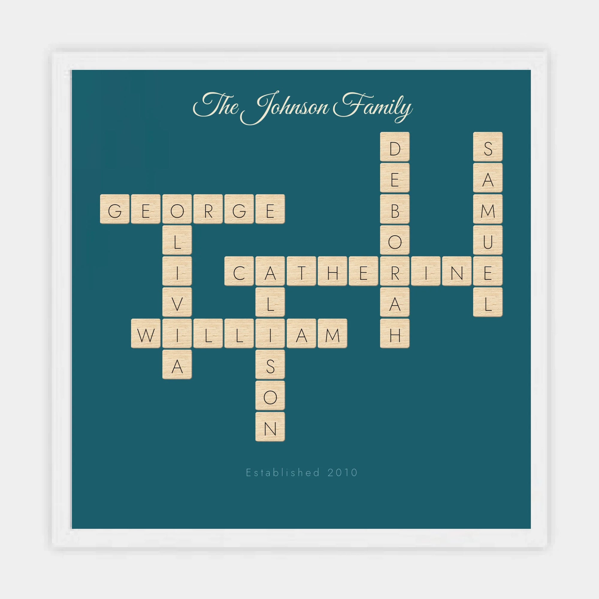 12x12 white framed mockup