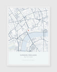 a3 vertical white frame mockup