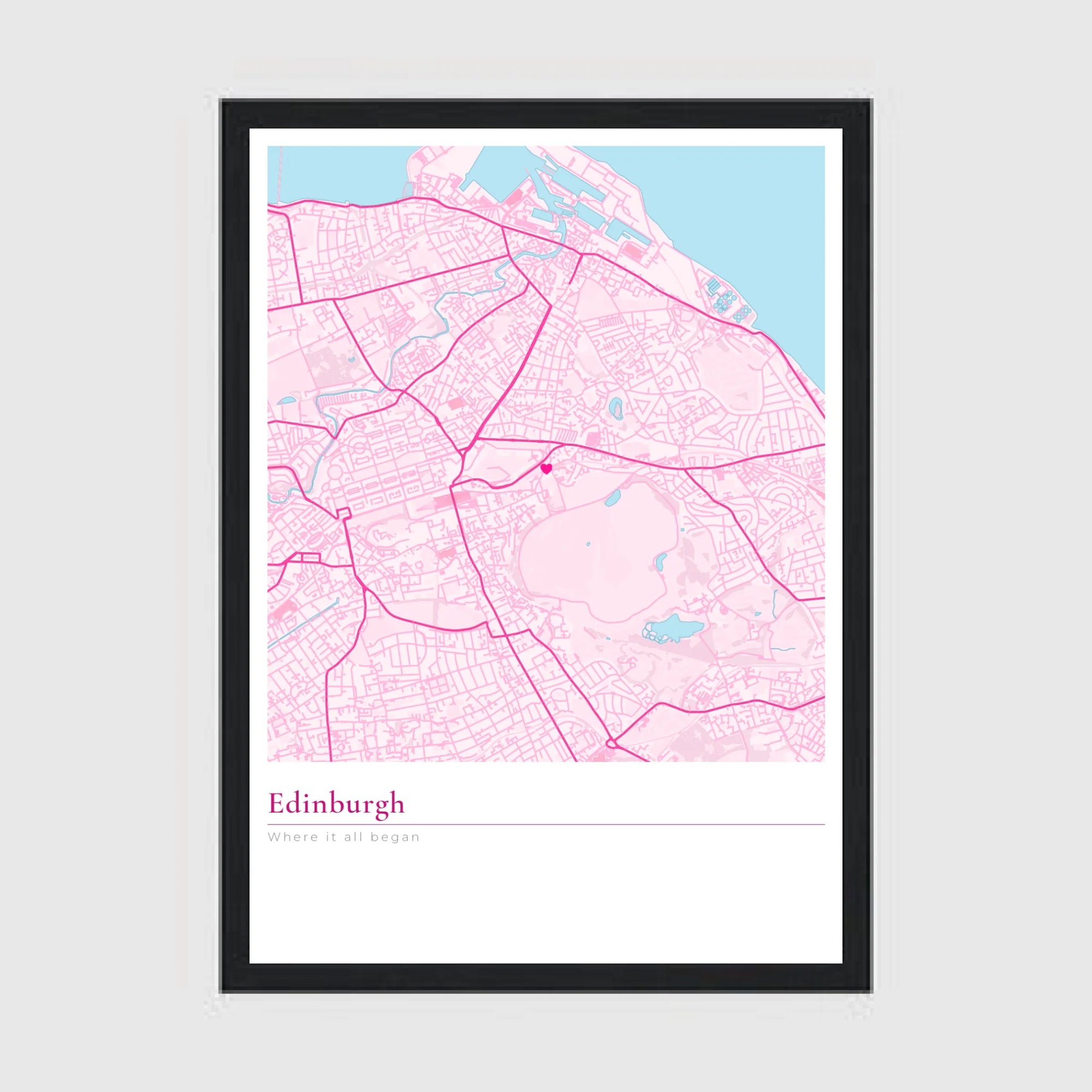 a4 vertical black frame