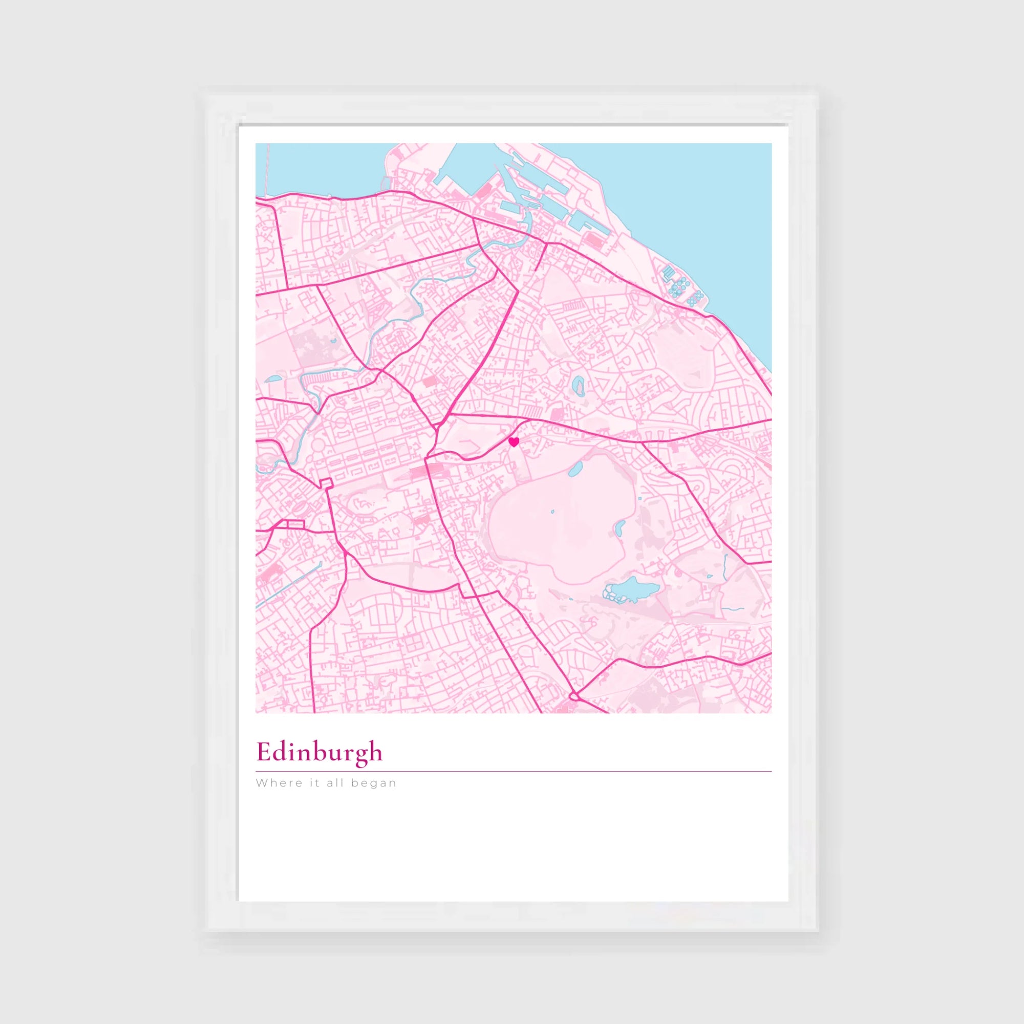 a4 vertical white frame