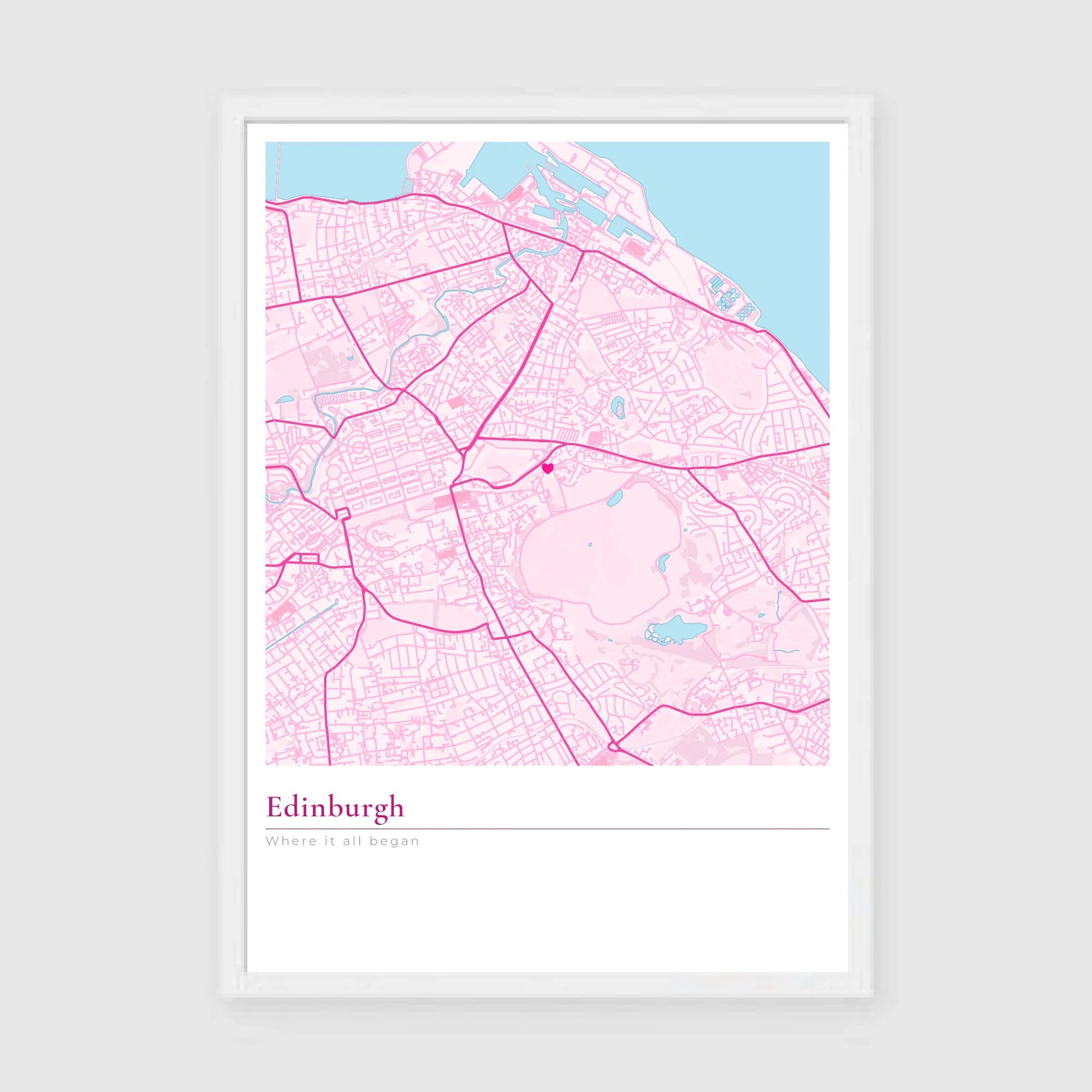 a3 vertical white frame mockup