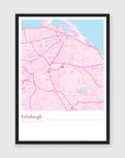 a3 vertical black frame mockup
