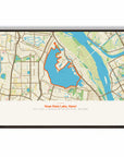 a2 horizontal black frame mockup