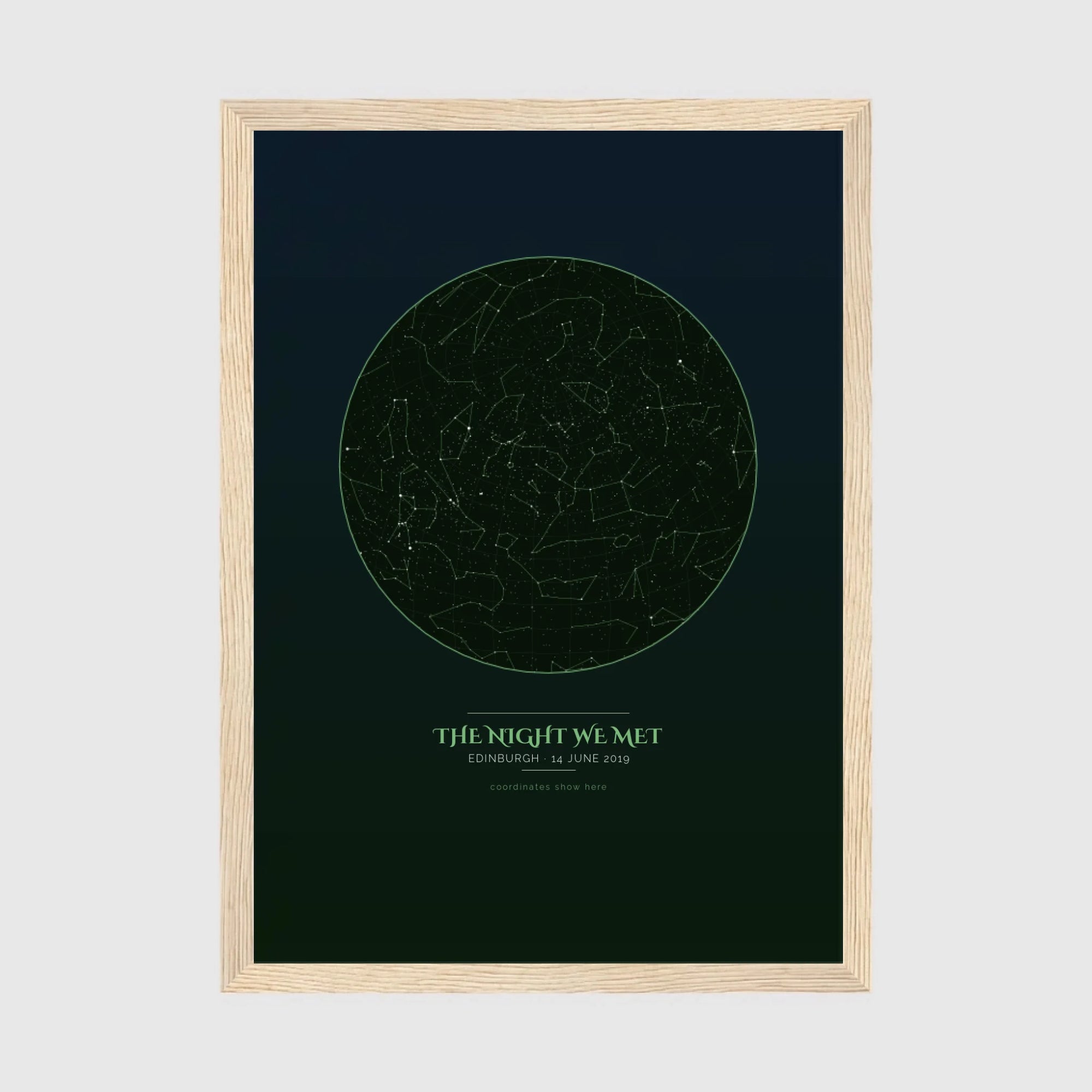 a4 vertical wood frame