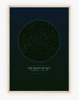 a2 vertical wood frame mockup