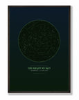 a2 vertical black frame mockup