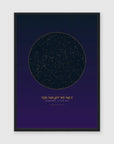 a3 vertical black frame mockup