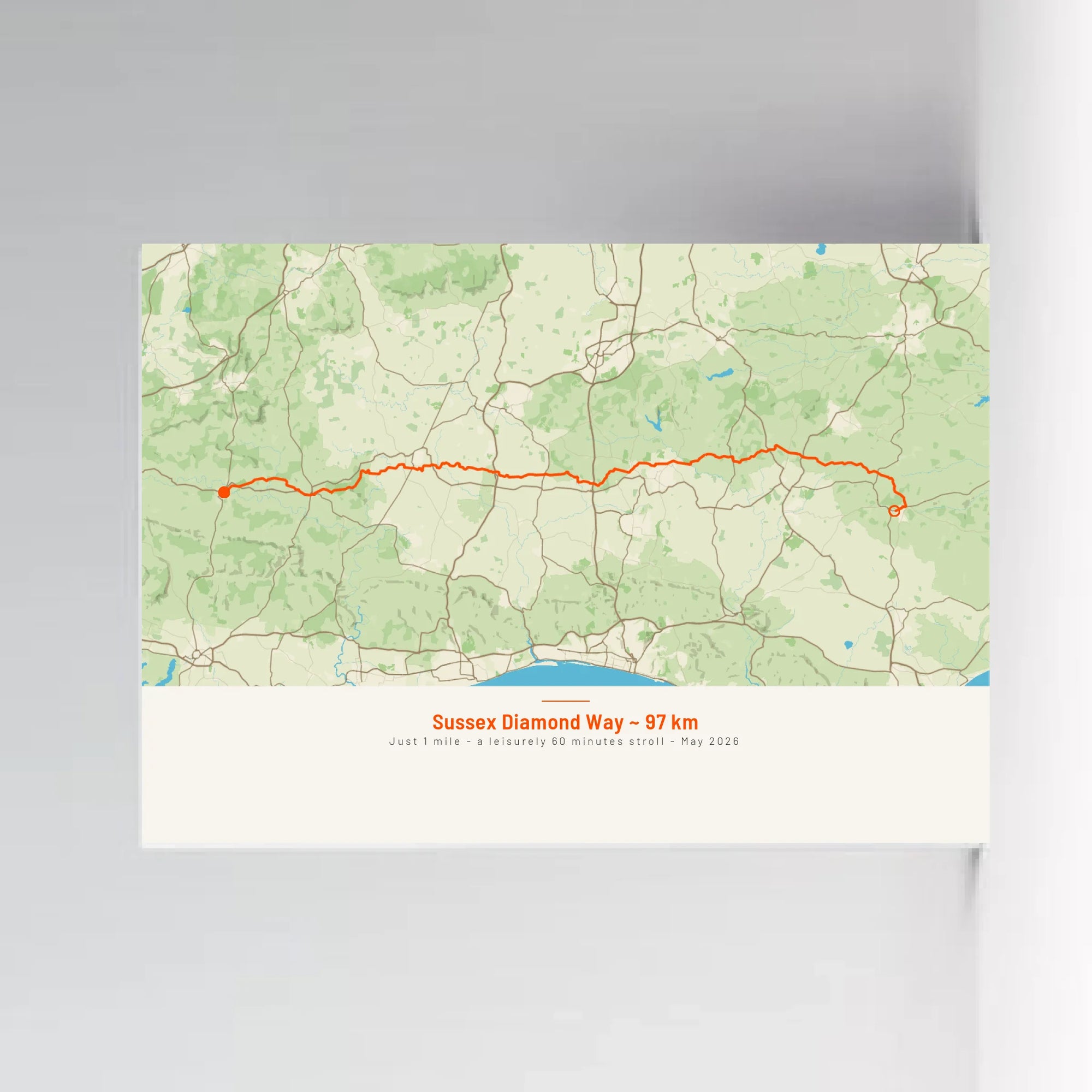 a4 landscape unframed mockup