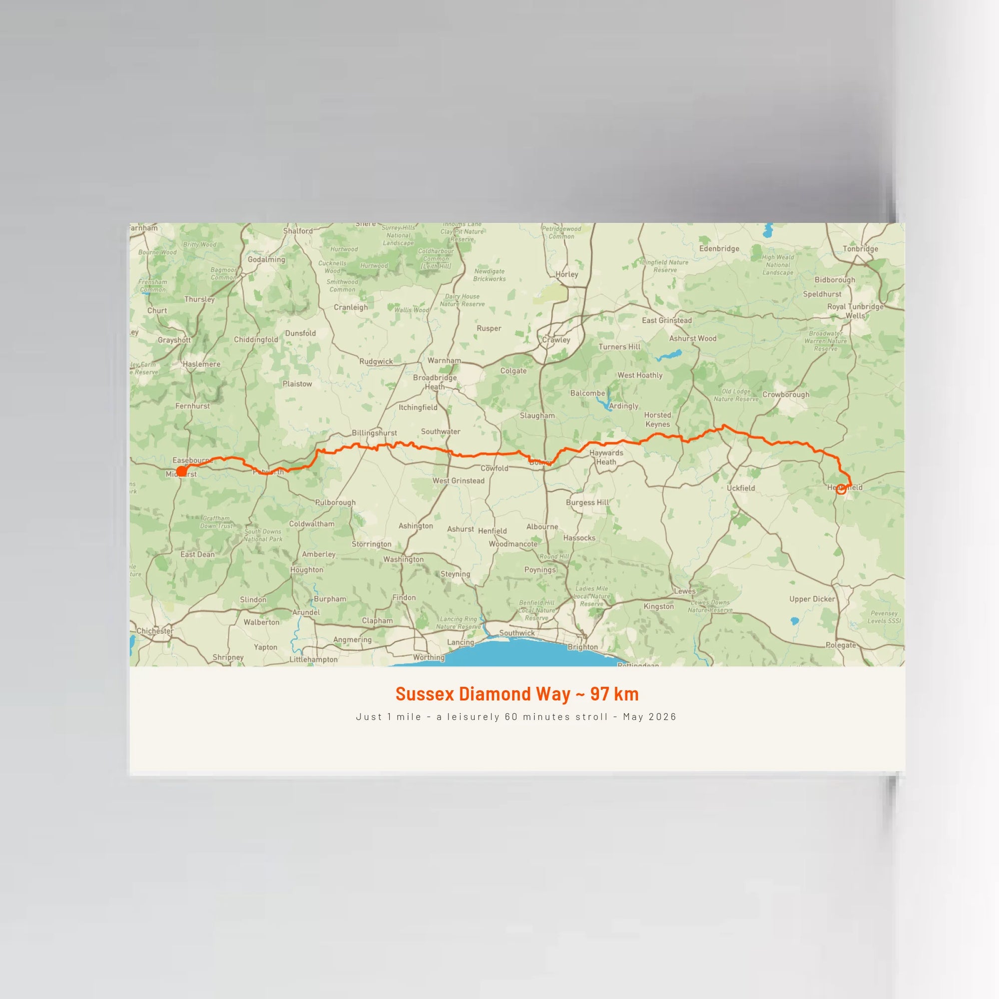 a4 landscape unframed mockup