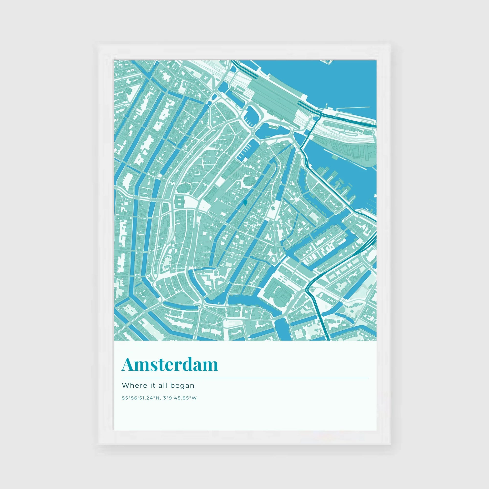 a4 vertical white frame
