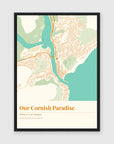 a3 vertical black frame mockup