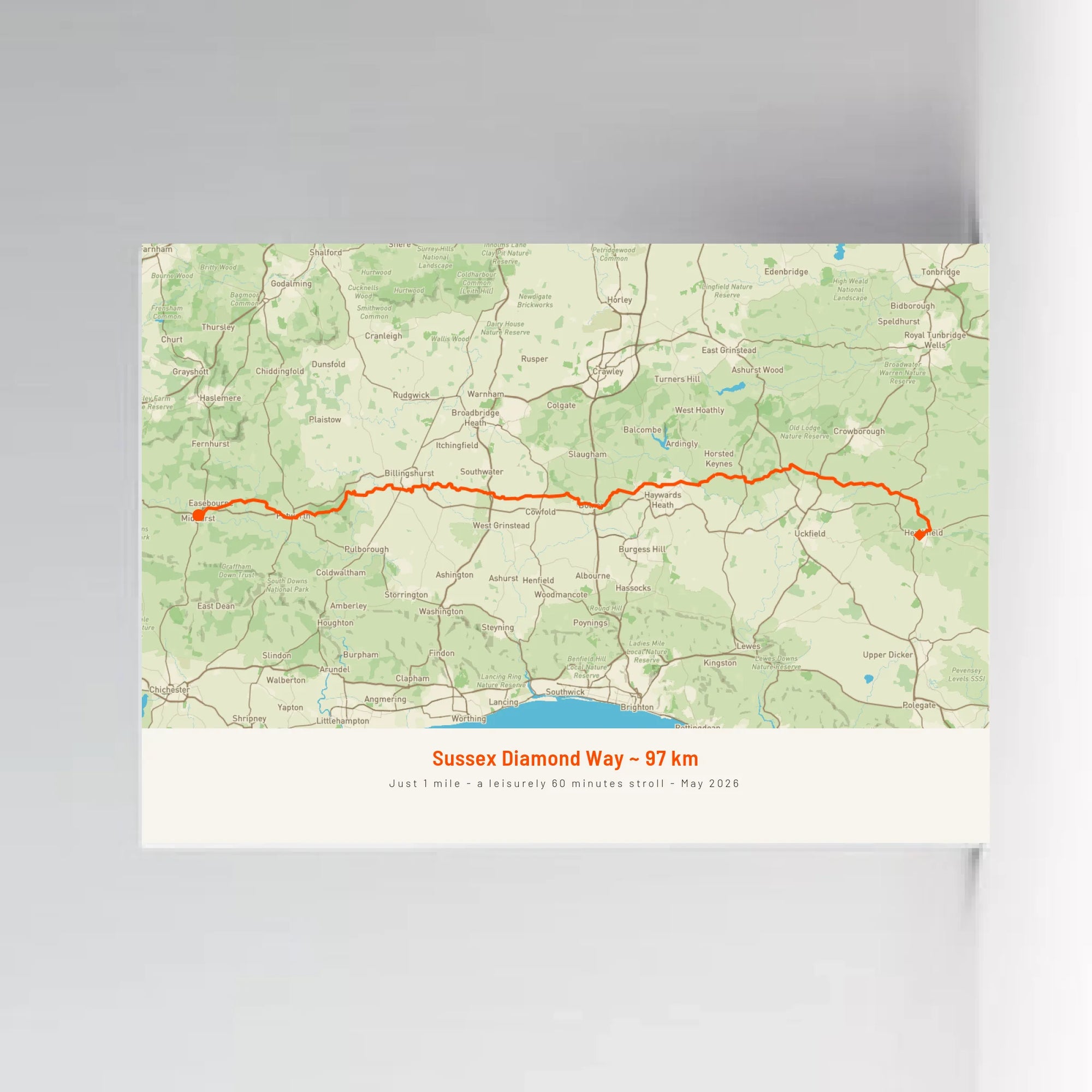 a4 landscape unframed mockup