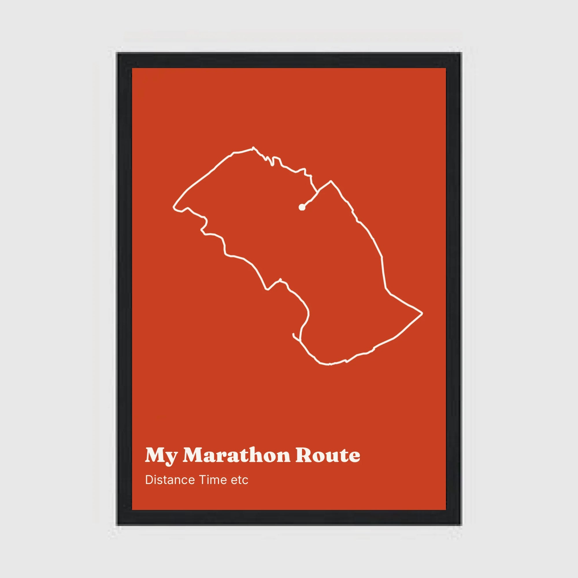 a4 vertical black frame