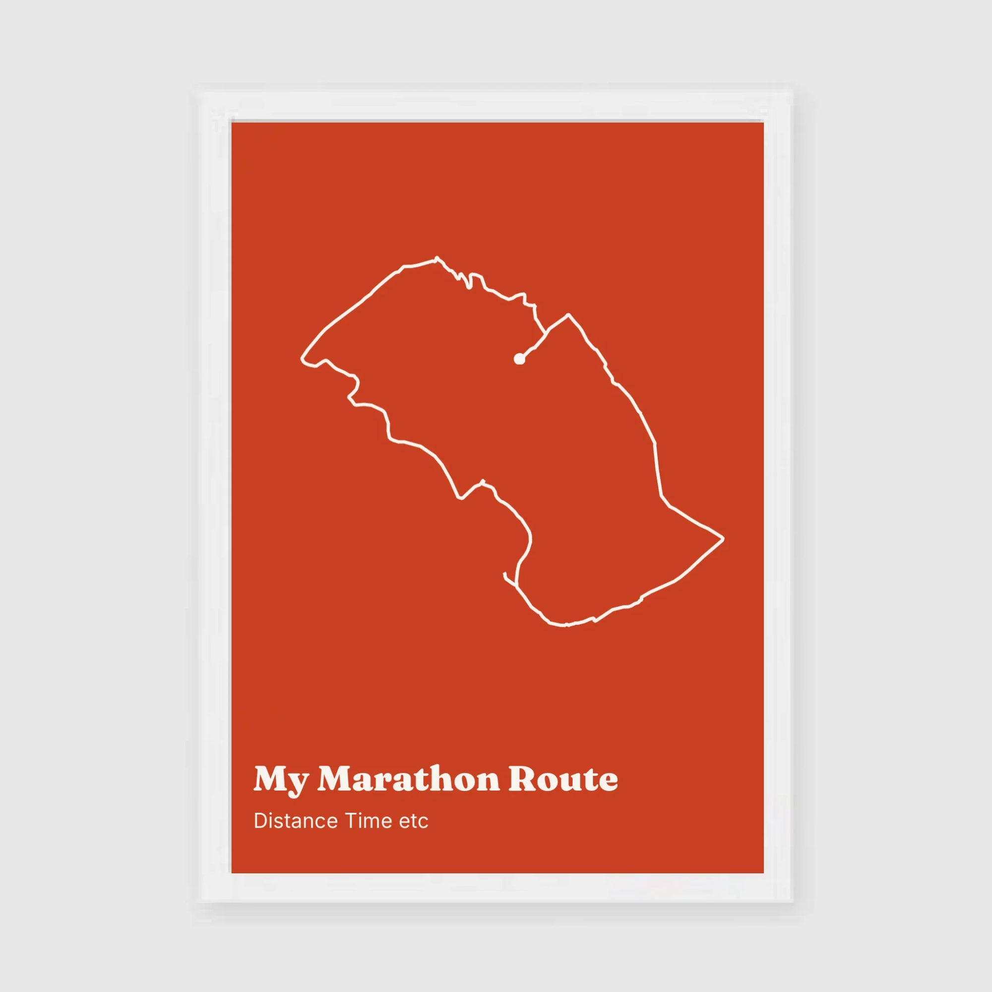 a4 vertical white frame