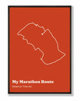 a2 vertical black frame mockup