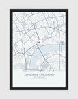 a4 vertical black frame
