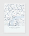 a3 vertical white frame mockup