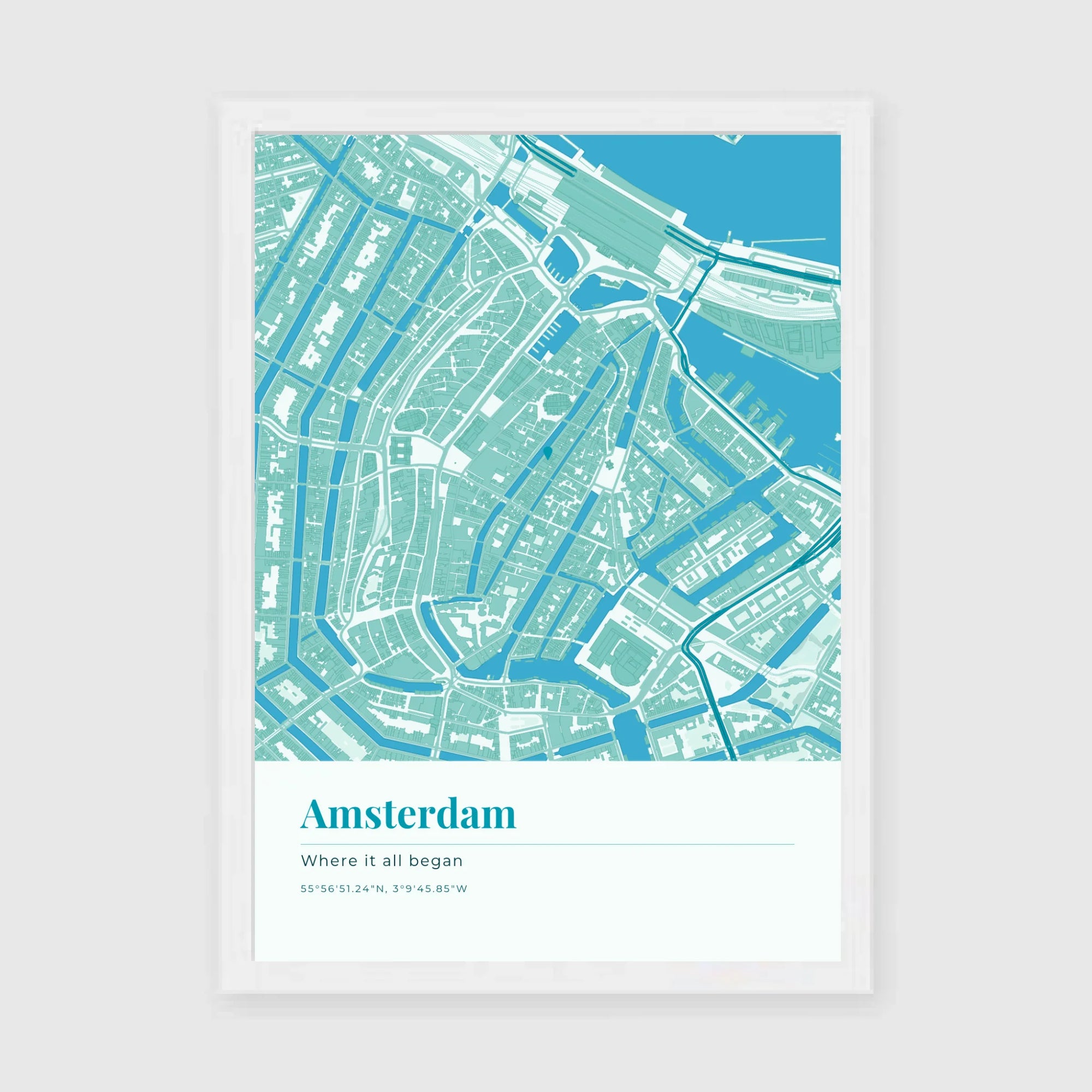 a4 vertical white frame