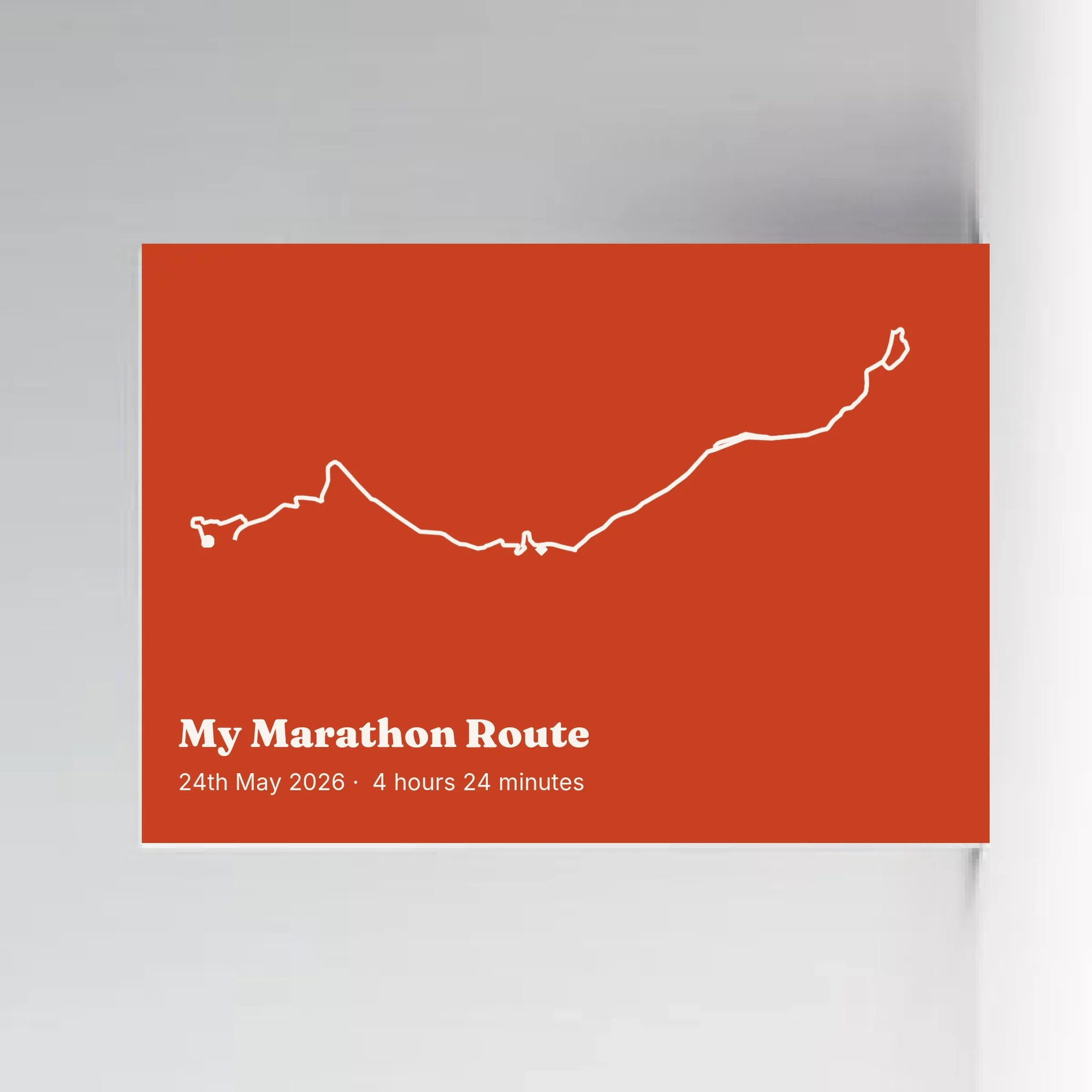 a4 landscape unframed mockup