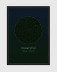 a4 vertical black frame