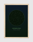 a4 vertical wood frame