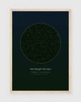 a3 vertical wood frame mockup