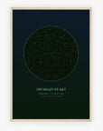 a2 vertical wood frame mockup