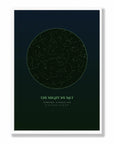 a2 vertical white frame mockup