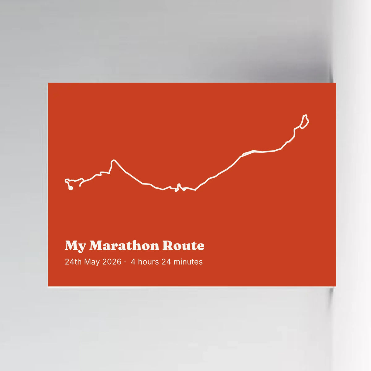 a4 landscape unframed mockup