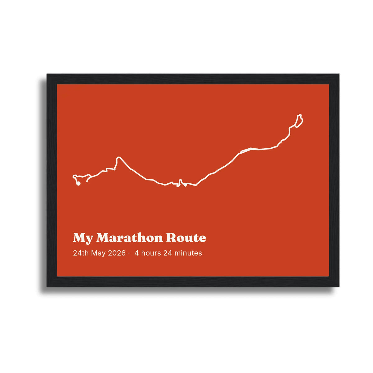 A4 LANDSCAPE BLACK FRAME PAPELLO