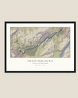 Personalised Route Map Print — Daylight │ Landscape