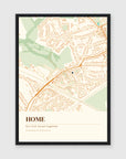 Personalised Map Print — Citrus Grove