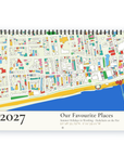 Personalised Map Calendar 2027 — Places